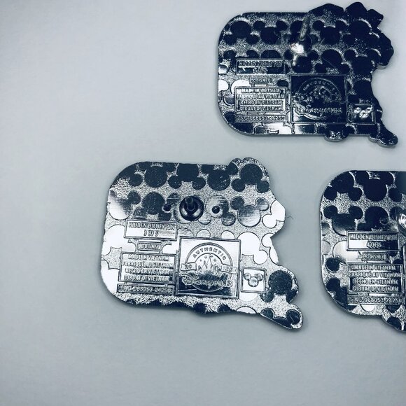 2025 Walt Disney World Hidden Disney Walt Disney World D Complete Set Of 5 Pins - Picture 5 of 12